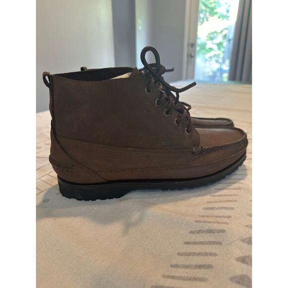 Florsheim Outdoorsman Size 8D Men’s Brown Leather Boat Boots